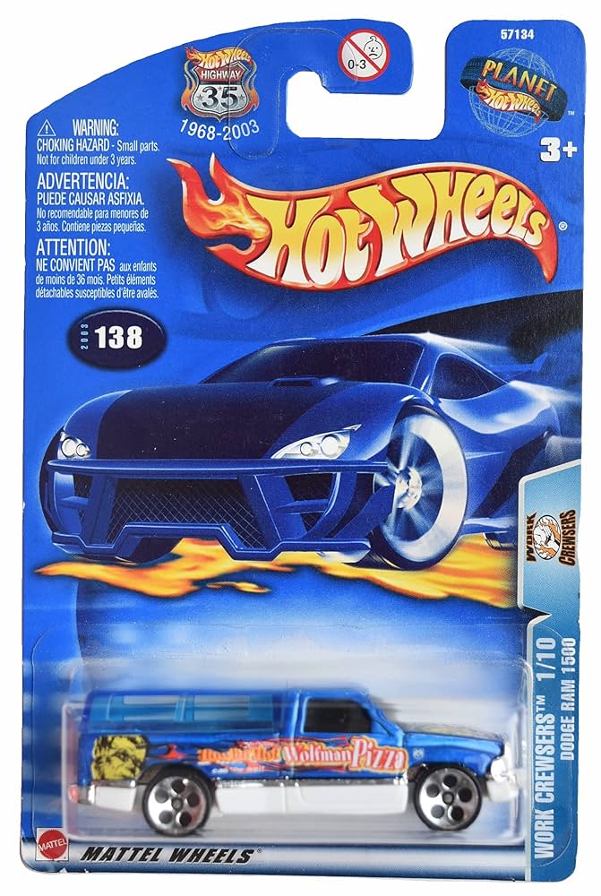 Amazon.com: Hot Wheels Dodge Ram 1500, Work Crewsers 138
